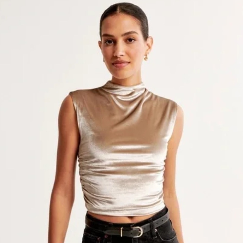 Abercrombie & Fitch Paloma Velvet Top size Large